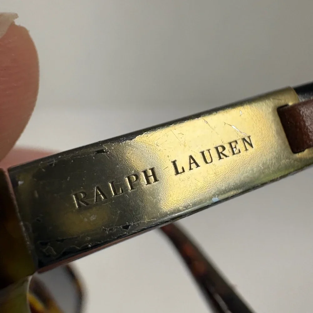 Ralph Lauren Sunglasses Women RL 8151Q Black Tortoise Polarized Square Designer